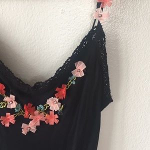 Betsey Johnson Silk Chiffon Slip Dress // Size 8